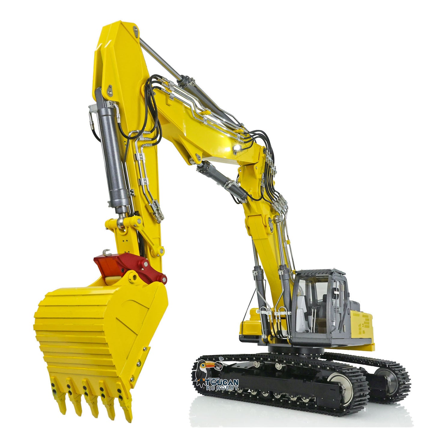 KABOLITE RC Hydraulic Excavator 1/14 HUINA K350 200 Metal 3-piece Boom RTR Cars 6CH Valve Paladin 18EV Lite Battery for Model
