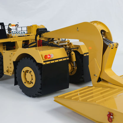 1.8Meters Long! Metal 1/20 RC Heavy Duty Hydraulic Mining Trailer C739D PRO Gooseneck Car Remote Control Construction Vehicle