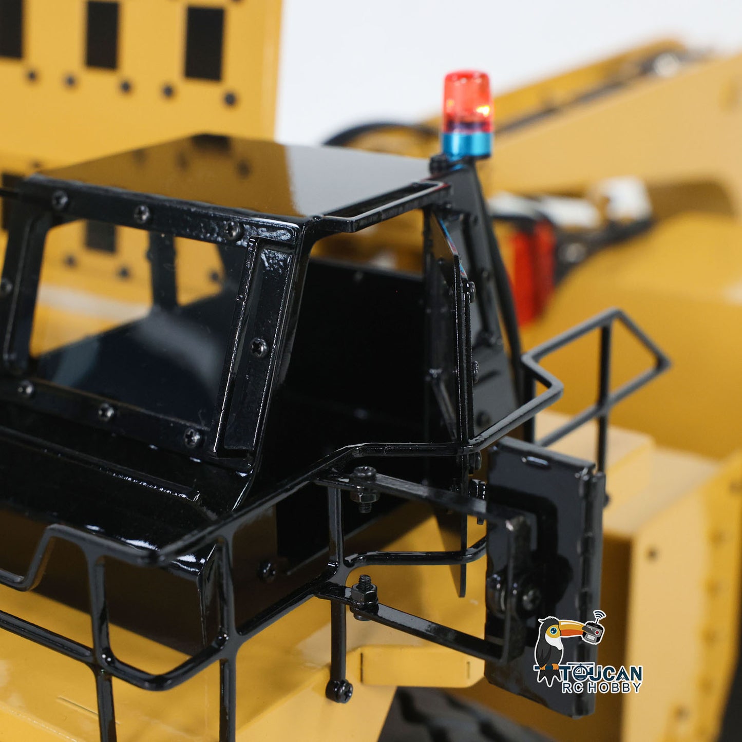 1.8Meters Long! Metal 1/20 RC Heavy Duty Hydraulic Mining Trailer C739D PRO Gooseneck Car Remote Control Construction Vehicle