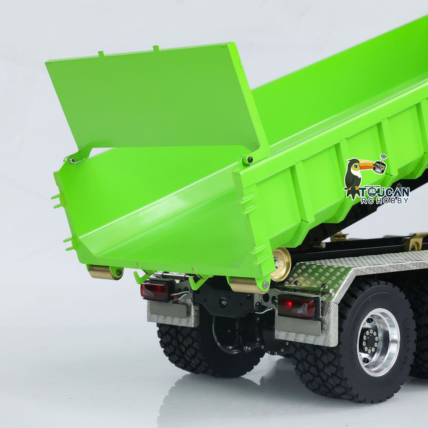 LESU TGS 1/14 RC Hydraulic Roll On Off Dump Truck 8x8 Metal Chassis Dumper Differential Lock EDS Axles 2Speed Gearbox Model Car