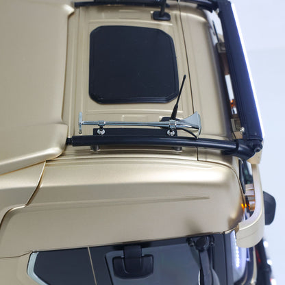 TOUCAN 1/14 Remote Control Tractor Truck 4X2 TAMIYA Chassis 56379 3Speed Gearbox Flowing Water Light Smoke Unit ST8 Radio RTR Demon Eye Electric Windshield Wiper