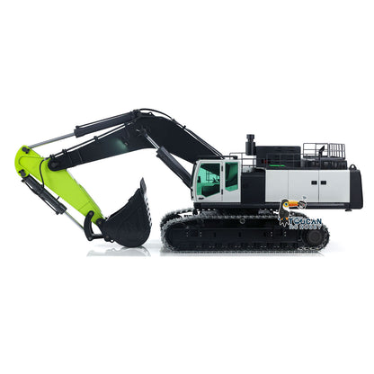 US STOCK Metal RC Hydraulic Excavators 1/12 ZE960G Double Pump RTR Radio Control Digger Construction Vehicle Model Smoke Unit