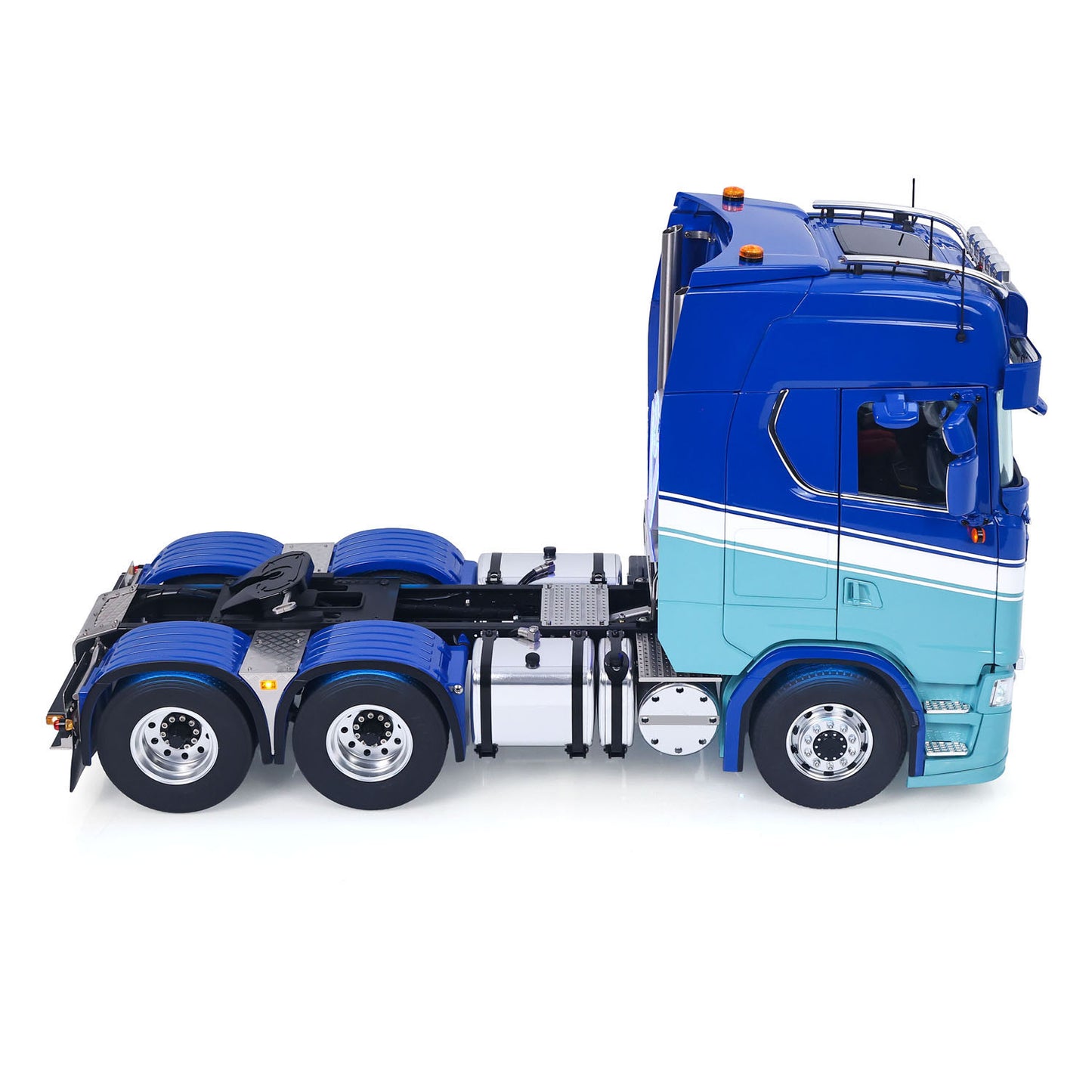 RTR Unitru 06 770S 1/14 Remote Control Tractor Truck 6X6 Metal Chassis 2Speed Gearbox Smoke Lights Sounds Brushless Motor ESC