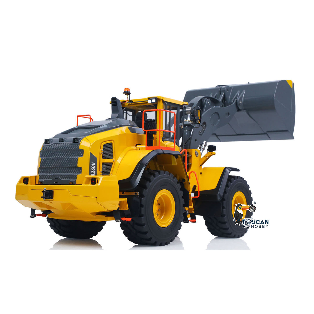 Double E Metal 1/14 4X4 Remote Control Hydraulic Loader L260H Axle Locks 2Speed Gearbox Brushless Motor Battery RTR Light System
