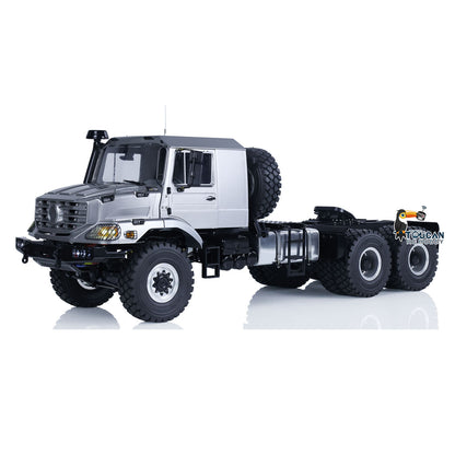 Camion tracteur tout-terrain télécommandé JDModel 1/14 6x6 avec essieux différentiels