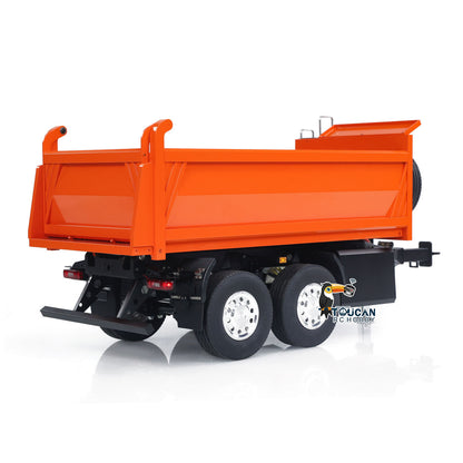 Metal LESU 1/14 RC Trailers 2-Axle Hydraulic Self-dumping