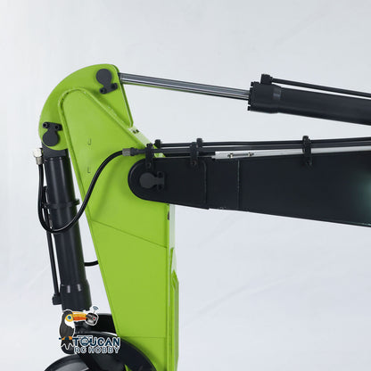 US STOCK Metal RC Hydraulic Excavators 1/12 ZE960G Double Pump RTR Radio Control Digger Construction Vehicle Model Smoke Unit
