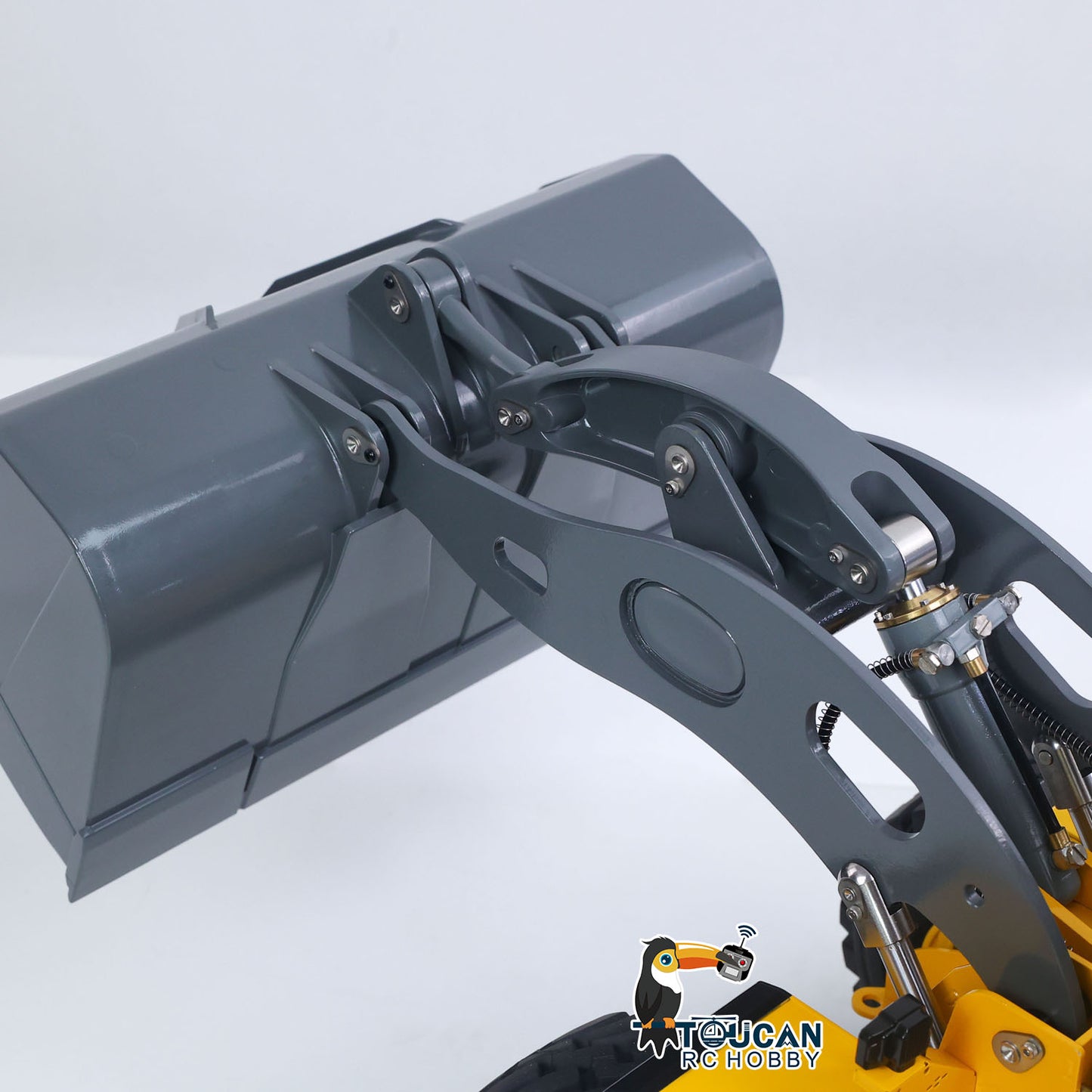 Double E Metal 1/14 4X4 Remote Control Hydraulic Loader L260H Axle Locks 2Speed Gearbox Brushless Motor Battery RTR Light System