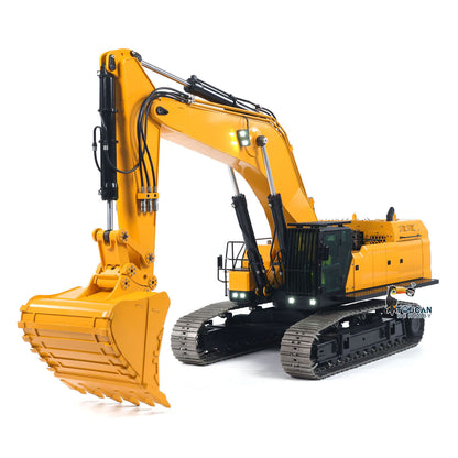 TOUCAN 55KG! 1/12 Metal Remote Control Hydraulic Tracked Excavator 395F RC Digger 2830 Brushless Motor Dual Pump System Flysky Radio