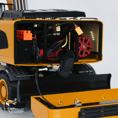 1/14 Wheeled RC Hydraulic Excavator 946-3 PL18EV Radio Controller Digger Ripper Grab