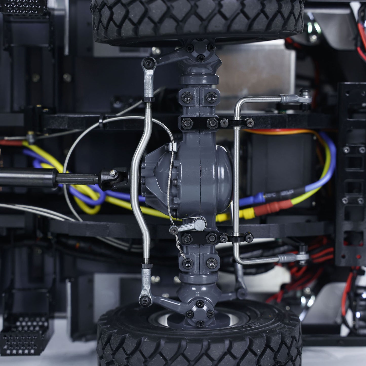 US STOCK 1/14 6x6 RC Off-road Tractor Truck JDModel Remote Control Car Differential Axles