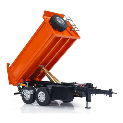 Metal LESU 1/14 RC Trailers 2-Axle Hydraulic Self-dumping