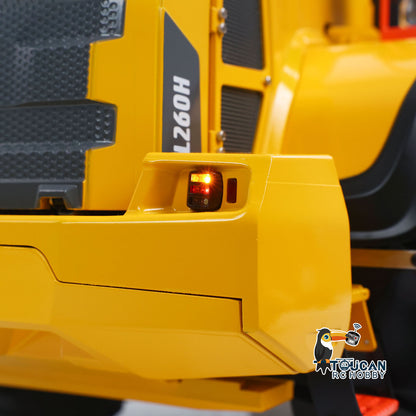 Double E Metal 1/14 4X4 Remote Control Hydraulic Loader L260H Axle Locks 2Speed Gearbox Brushless Motor Battery RTR Light System