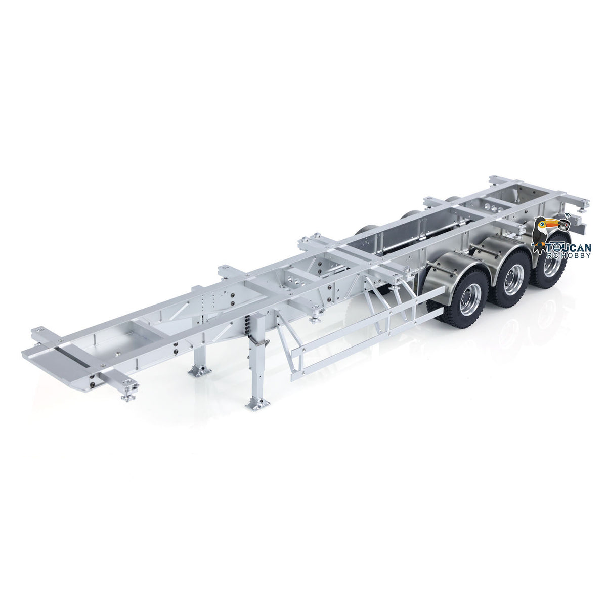 1/14 MD Model Metallrahmen 3 Achsen Anhänger