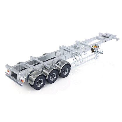 1/14 MD Model Metallrahmen 3 Achsen Anhänger