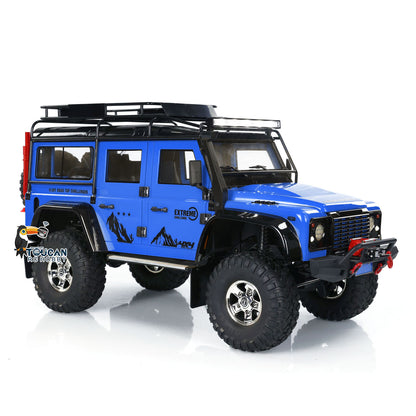 1/10 RC Crawler Car 4x4 Off-road Climbing Vehicle P411 Lights Smoking Winch