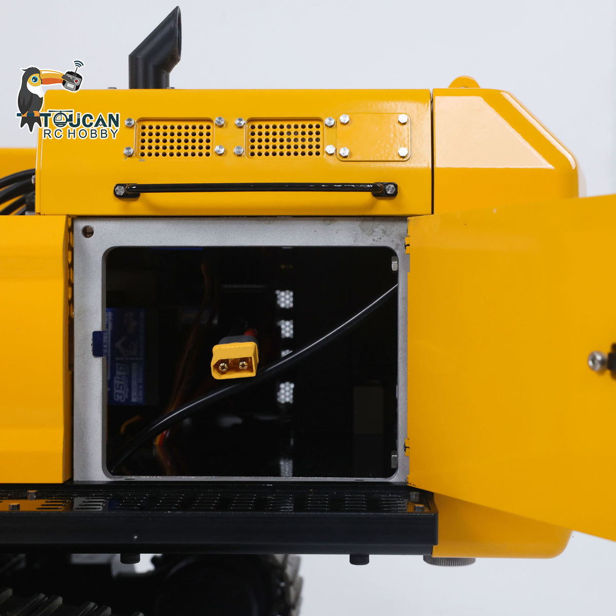 US Stock 1/12 RC Hydraulic Heavy Excavator 395F Metal Remote Control Digger Finished Model 3.0L Dual Pump Paladin PL18EV LITE Radio