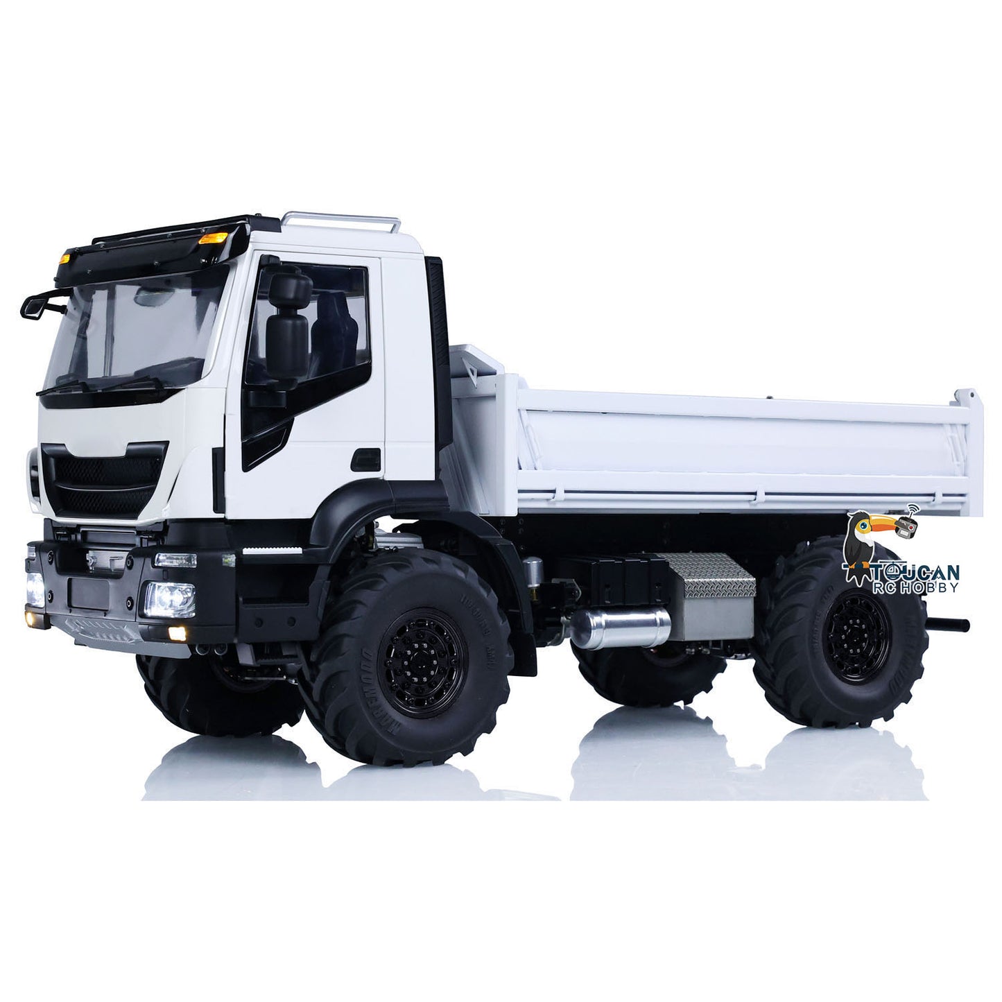 MD 1/14 4x4 Metal RC Hydraulic Dumper Trucks 2Speed Gearbox Differential Locks Remote Control Tipper Model ST8 Radio Light Sound