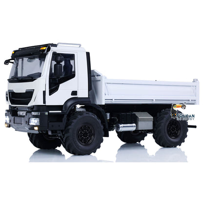 MD 1/14 4x4 Metal RC Hydraulic Dumper Trucks 2Speed Gearbox Differential Locks Remote Control Tipper Model ST8 Radio Light Sound