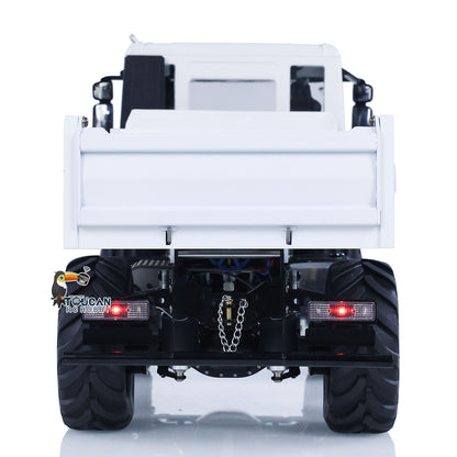 MD 1/14 4x4 Metal RC Hydraulic Dumper Trucks 2Speed Gearbox Differential Locks Remote Control Tipper Model ST8 Radio Light Sound