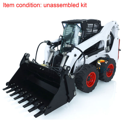 LESU 1/14 RC Metal Hydraulic Aoue LT5H Painted Unassembled Wheeled Skid Steer Loader A0008