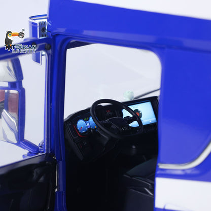 TOUCAN 770S 1/14 RC Tractor Truck 6X6 Metal Chassis Axle Locks 3Speed RTR Smoke Sound Light Unit Cabin Suspension ST8