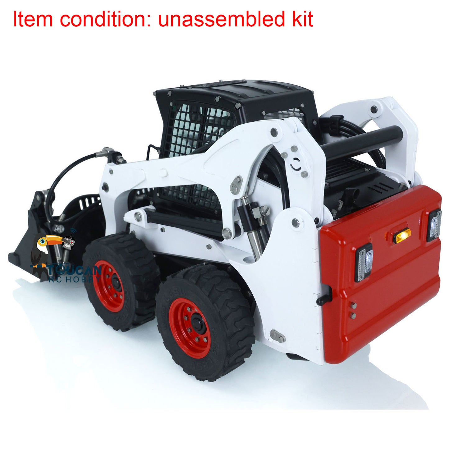 LESU 1/14 RC Metal Hydraulic Aoue LT5H Painted Unassembled Wheeled Skid Steer Loader A0008