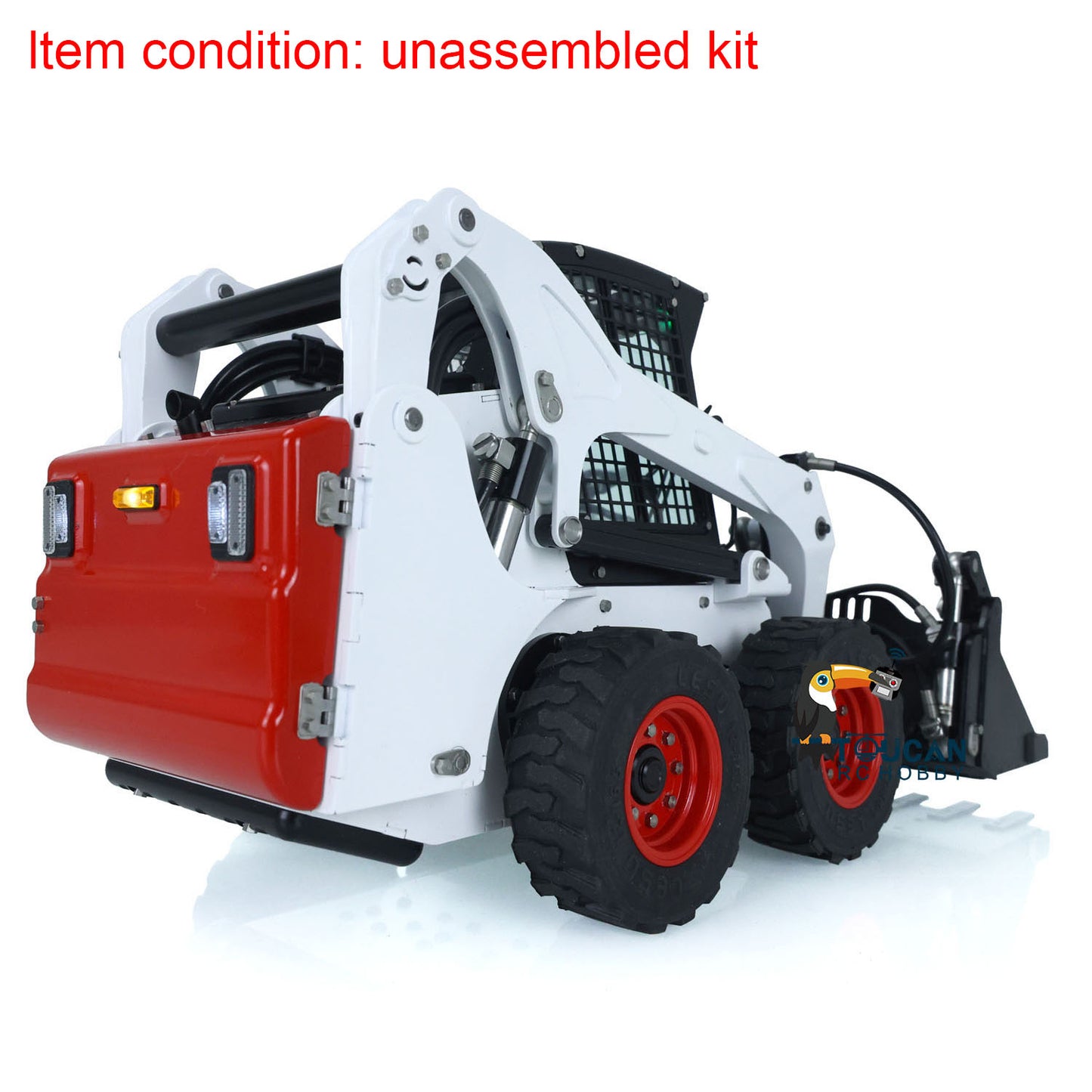 LESU 1/14 RC Metal Hydraulic Aoue LT5H Painted Unassembled Wheeled Skid Steer Loader A0008