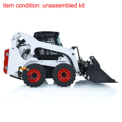 LESU 1/14 RC Metal Hydraulic Aoue LT5H Painted Unassembled Wheeled Skid Steer Loader A0008