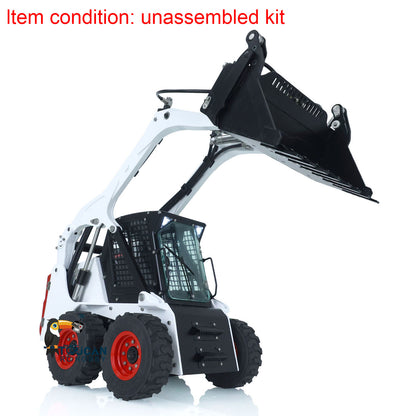 LESU 1/14 RC Metal Hydraulic Aoue LT5H Painted Unassembled Wheeled Skid Steer Loader A0008