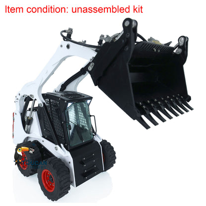 LESU 1/14 RC Metal Hydraulic Aoue LT5H Painted Unassembled Wheeled Skid Steer Loader A0008