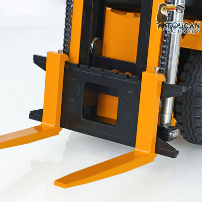 US STOCK LESU Hydraulic RC Forklift Truck 1/14 Radio Control Transfer Car RTR Truck