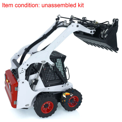 LESU 1/14 RC Metal Hydraulic Aoue LT5H Painted Unassembled Wheeled Skid Steer Loader A0008