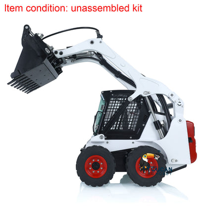 LESU 1/14 RC Metal Hydraulic Aoue LT5H Painted Unassembled Wheeled Skid Steer Loader A0008