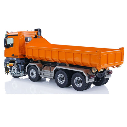 LESU 1/14 Metall 8x8 Hydraulische RC RTR Roll On/Off Dumper Lkw 20160901 Mit K3363 Kabine