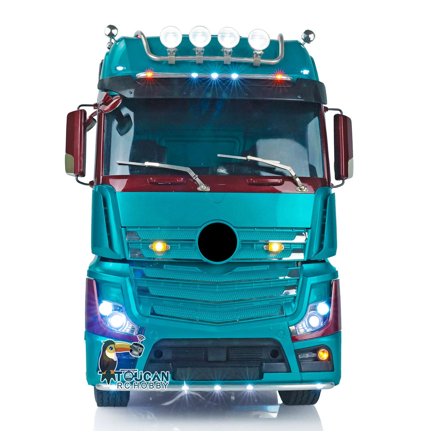TOUCAN 1/14 RC Tractor Truck 3363 6x6 Metal Chassis 3Speed Gearbox Remote Control Lorry RTR Cars Model