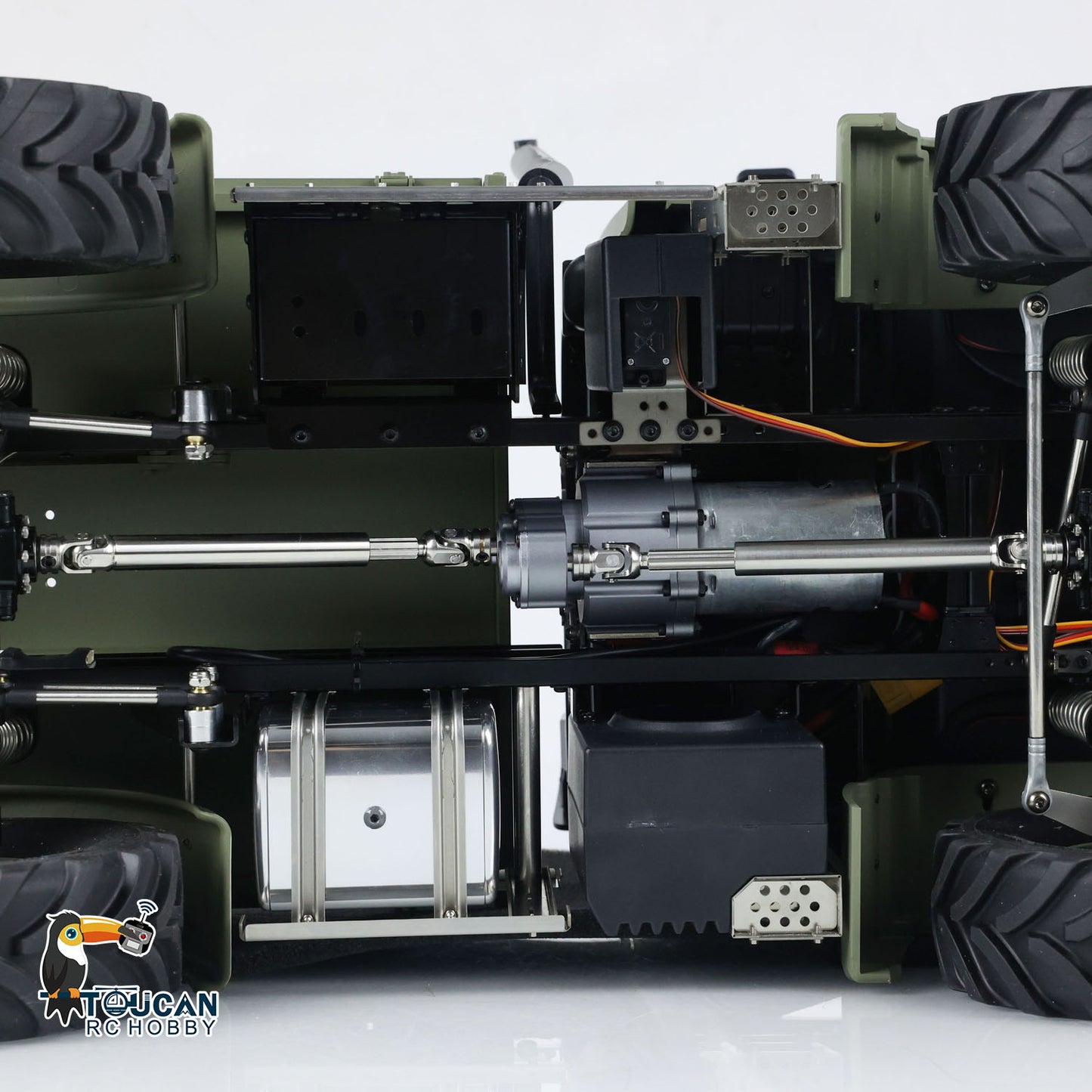 EN STOCK 1/10 U423 RC Véhicules tout-terrain 4x4 Rock Crawler avec godet en métal