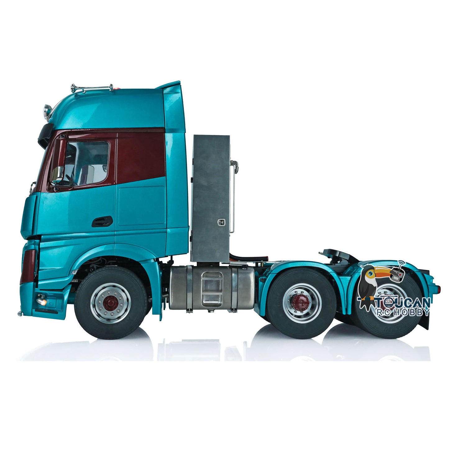 TOUCAN 1/14 RC Tractor Truck 3363 6x6 Metal Chassis 3Speed Gearbox Remote Control Lorry RTR Cars Model