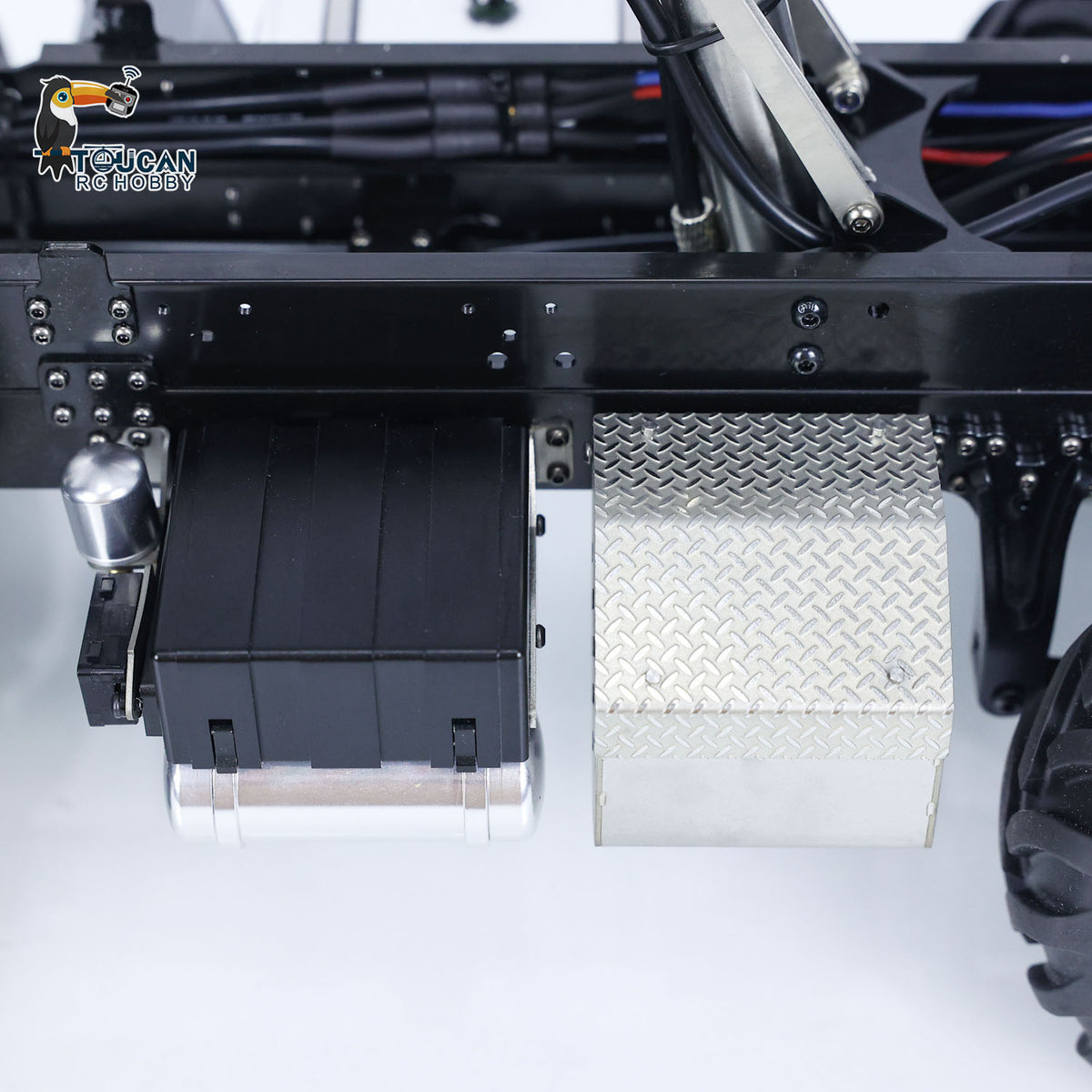 MD 1/14 4x4 Metal RC Hydraulic Dumper Trucks 2Speed Gearbox Differential Locks Remote Control Tipper Model ST8 Radio Light Sound