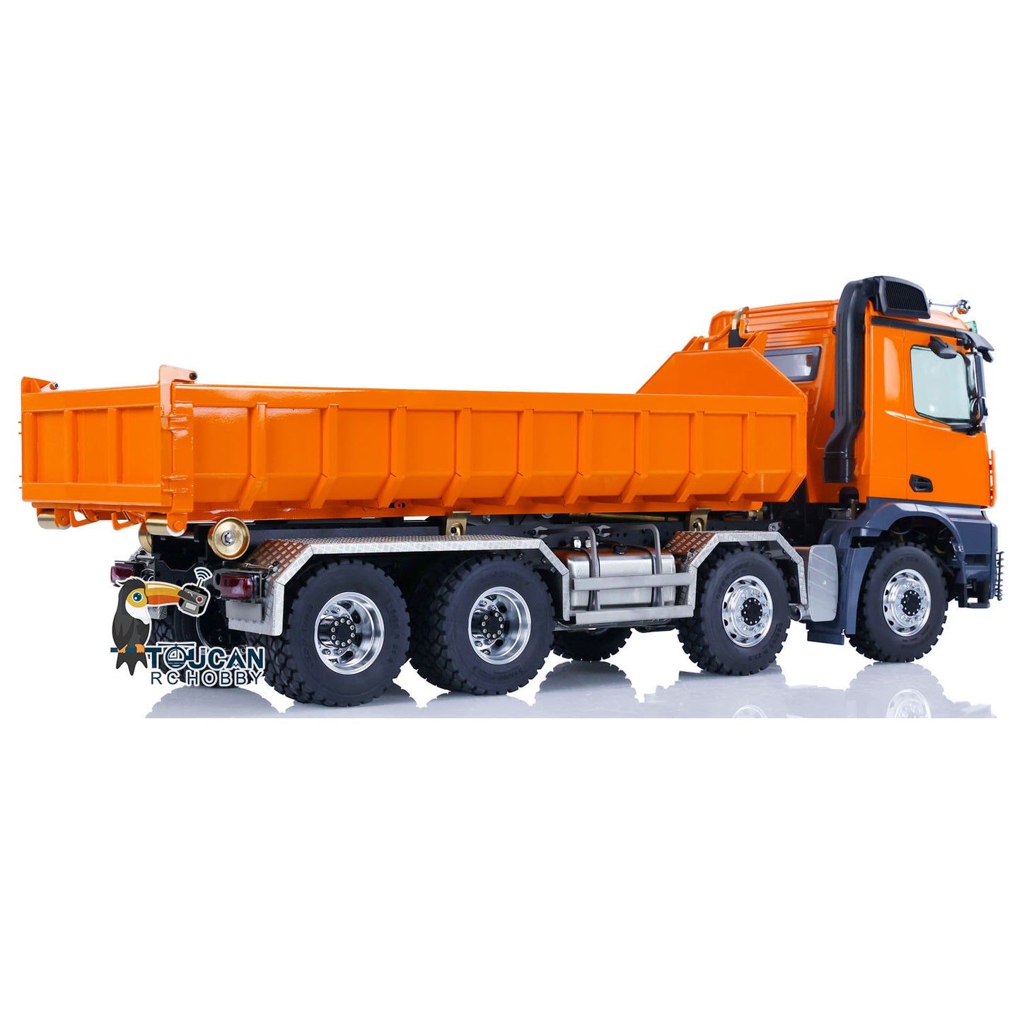 LESU 1/14 Metall 8x8 Hydraulische RC RTR Roll On/Off Dumper Lkw 20160901 Mit K3363 Kabine