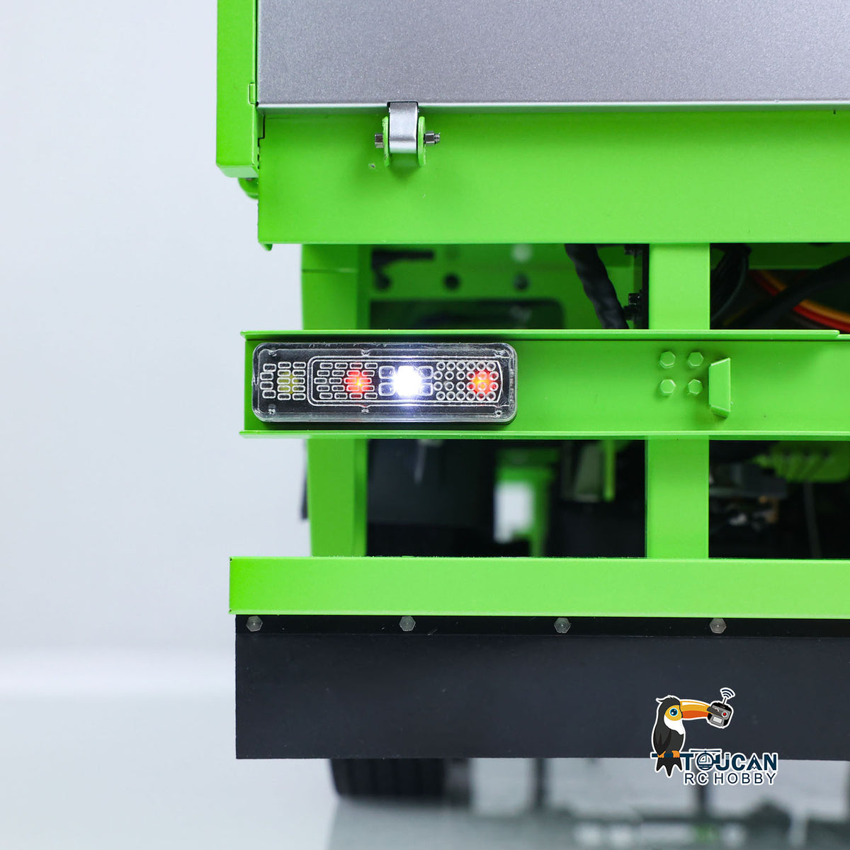 TOUCAN Painted 3-Axle Metal Semi Trailer Support Legs For 1/14 RC Tractor Truck Remote Control Lorry Car Model BM214 Forklift