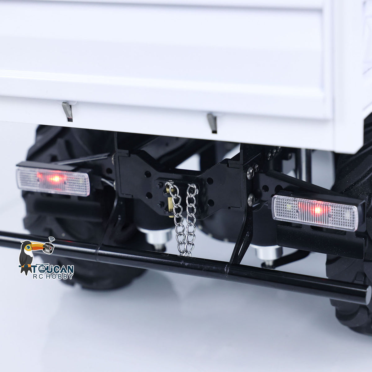 MD 1/14 4x4 Metal Radio Control Hydraulic Dumper Trucks 2Speed Gearbox Differential Locks RC Tipper Light Sound RTR Model