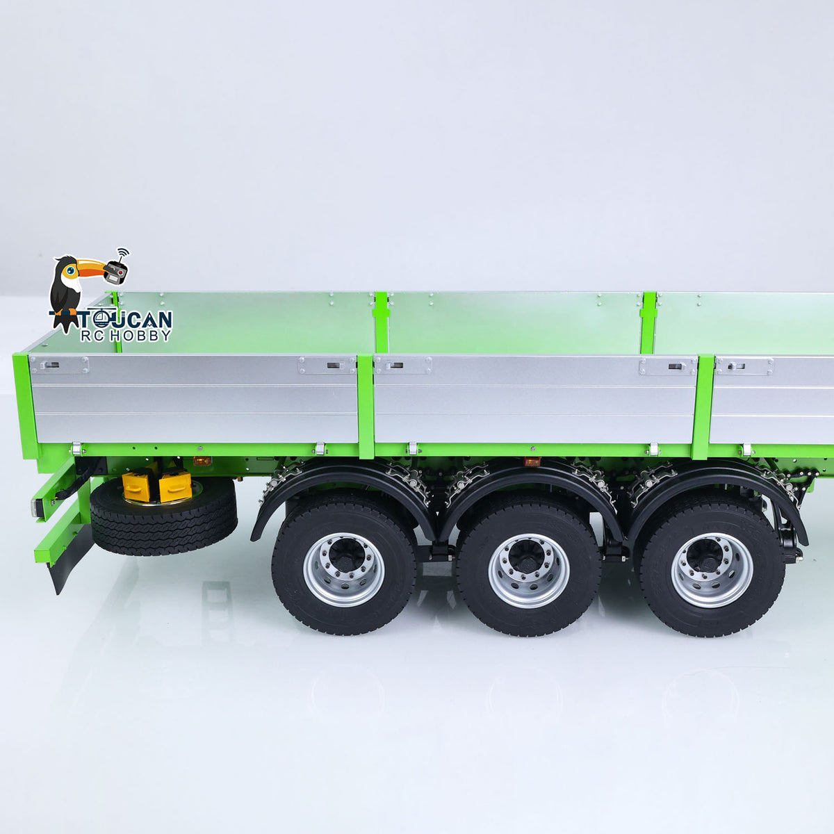 TOUCAN Painted 3-Axle Metal Semi Trailer Support Legs For 1/14 RC Tractor Truck Remote Control Lorry Car Model BM214 Forklift