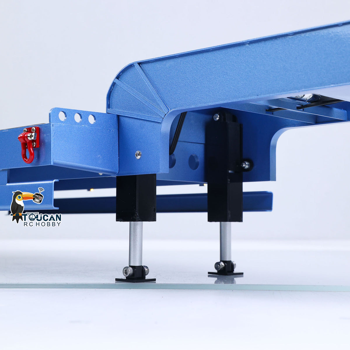 5 Axles Metal Semi-trailer for 1/14 RC Tractor Dumper