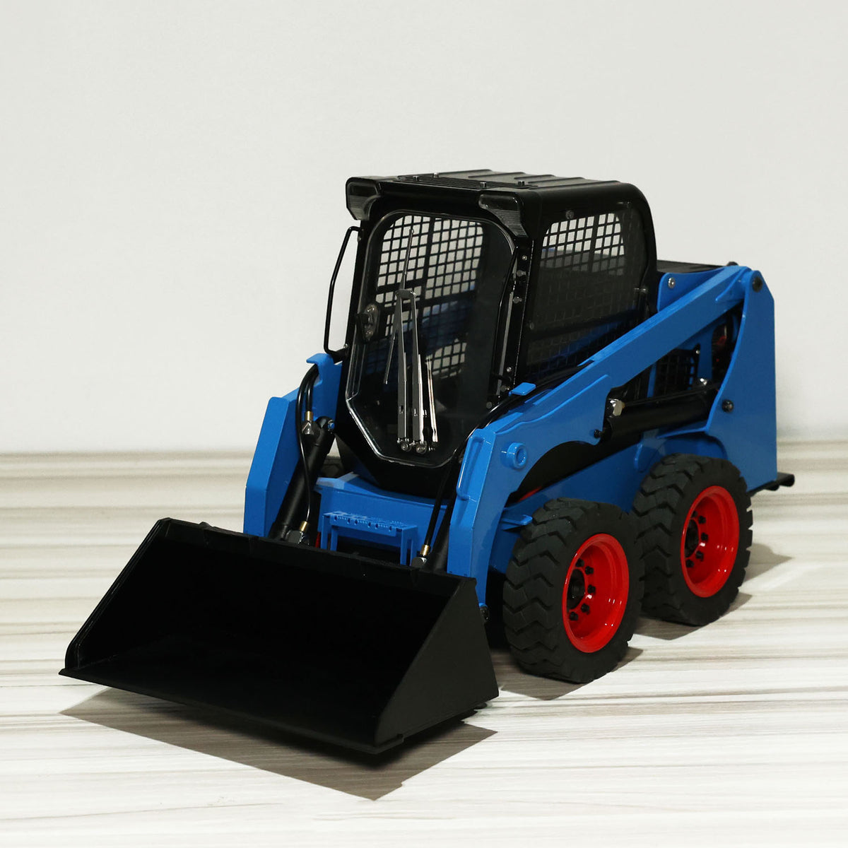 Remote Control Skid Steer Metal 1/14 Hydraulic RC Skid-Steer Loader SM450 Remote Control Wheeled ...