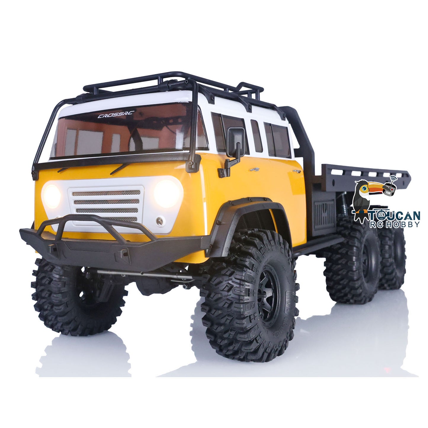 US STOCK CROSSRC JT6 6WD 6X6 RTR 2.4GHz 1/10 RC Crawler Remote Control Flatbed Car Model