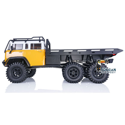 US STOCK CROSSRC JT6 6WD 6X6 RTR 2.4GHz 1/10 RC Crawler Remote Control Flatbed Car Model