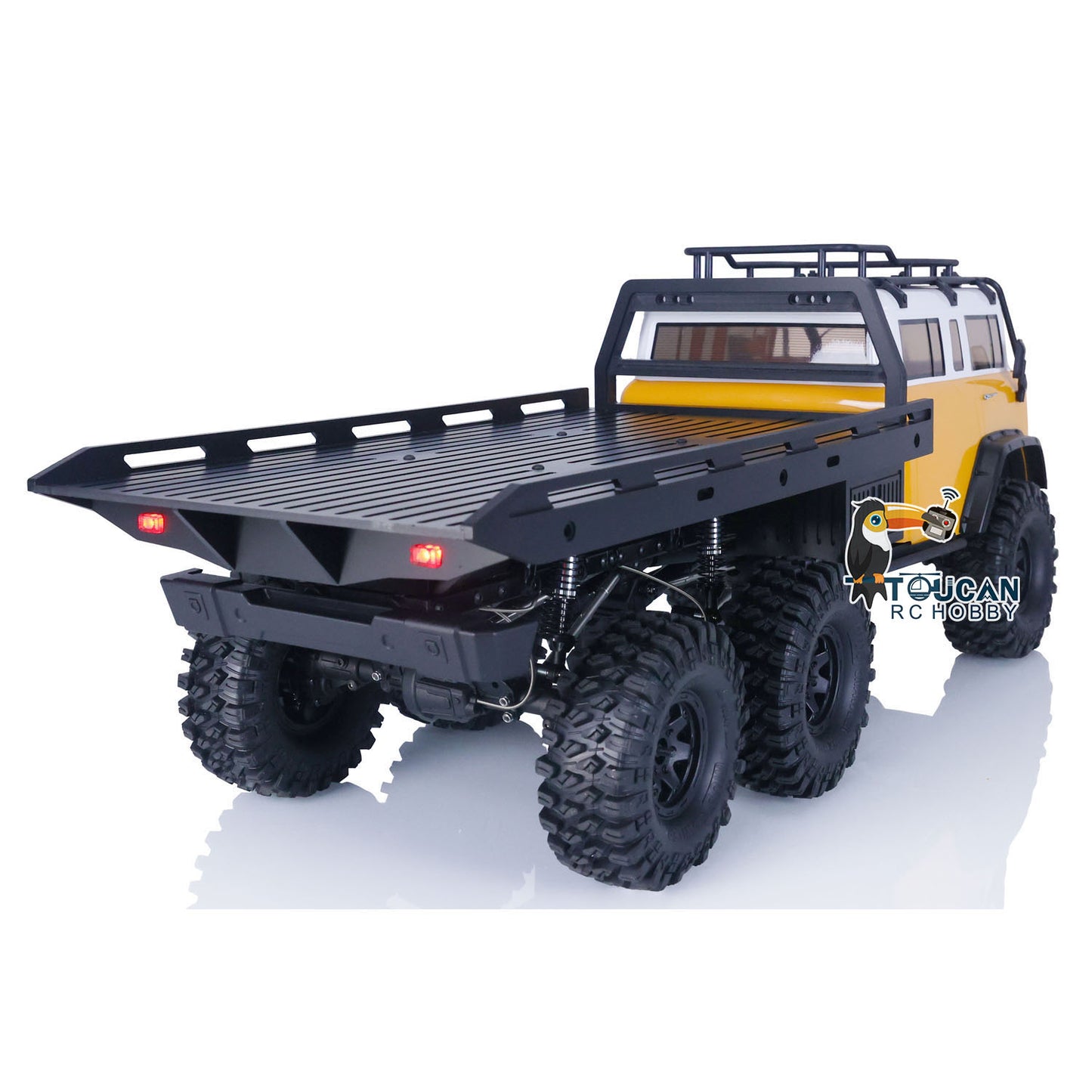 US STOCK CROSSRC JT6 6WD 6X6 RTR 2.4GHz 1/10 RC Crawler Remote Control Flatbed Car Model