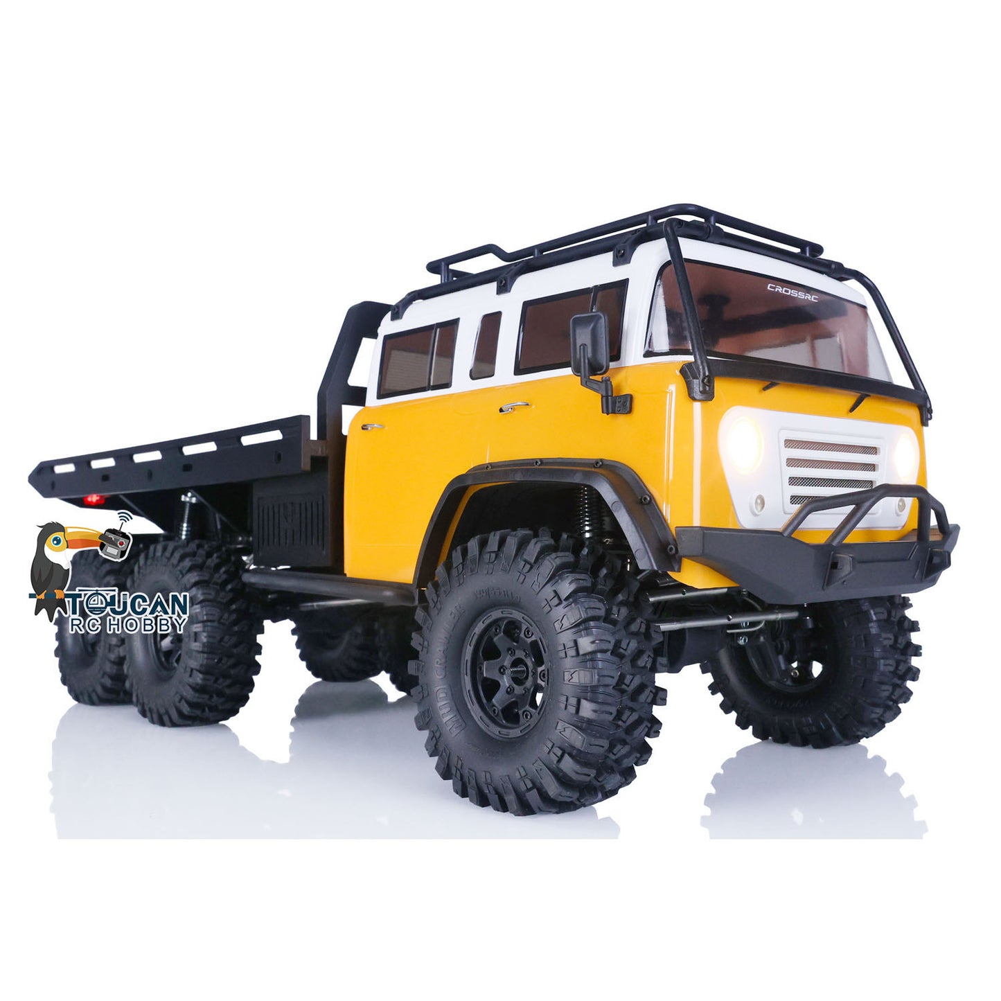 US STOCK CROSSRC JT6 6WD 6X6 RTR 2.4GHz 1/10 RC Crawler Remote Control Flatbed Car Model