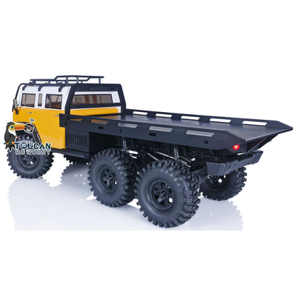 US STOCK CROSSRC JT6 6WD 6X6 RTR 2.4GHz 1/10 RC Crawler Remote Control Flatbed Car Model